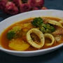 スルメイカと野菜のスープカレー
