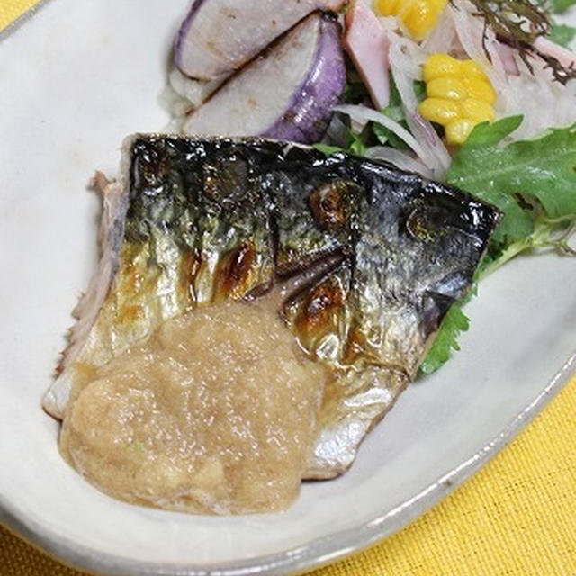 焼き魚をちょっと美味しく☆鯖の玉葱ドレッシング