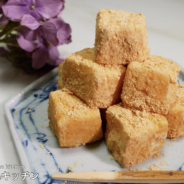 ダイエットおやつ レンジで超速 もちもち豆腐わらび餅 の作り方 By てぬキッチンさん レシピブログ 料理ブログのレシピ満載