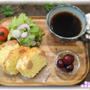 Cafe風★ホットケーキMixで朝食パンモーニングセット(レシピ)