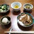 おうち晩酌アルモンデ ・茸豆腐、南瓜サラダ