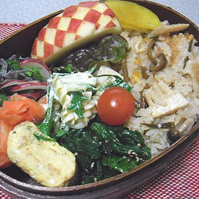 炊き込みご飯弁当。レストランの貸切の話