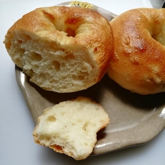 【もち麦】プニプニ食感！ベーグル