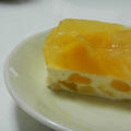 アップル＆マンゴーの2層レアチーズ