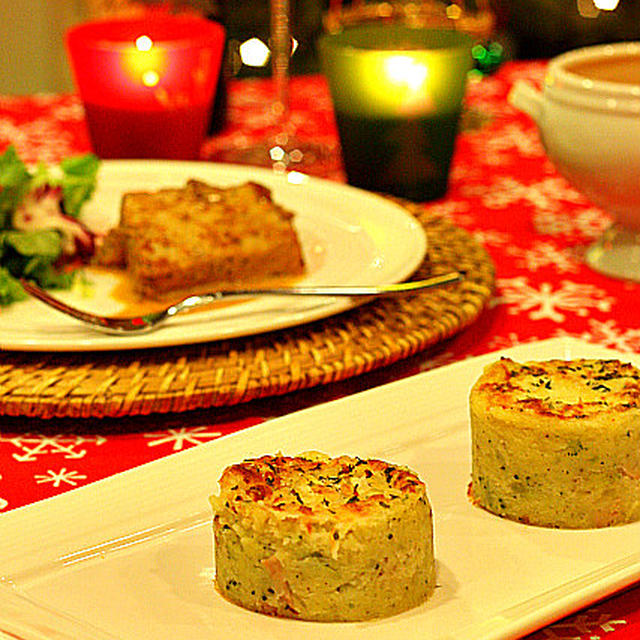 Oven Baked Mashed Potato Cakes