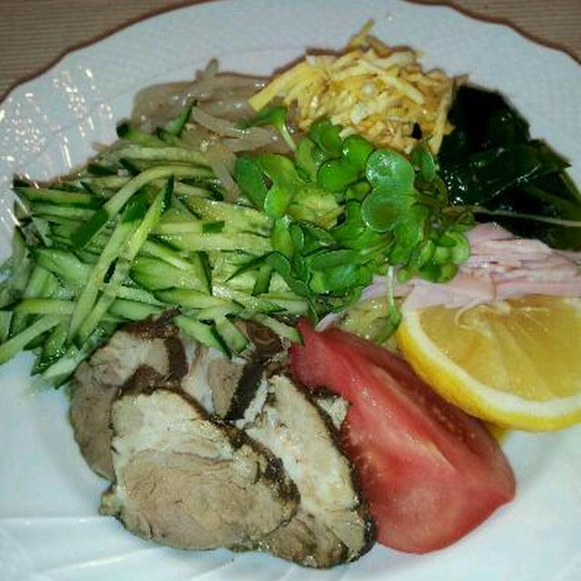 今年初の冷やし中華