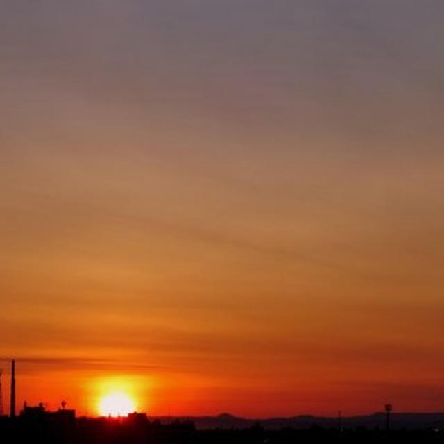 夕焼けの綺麗な季節になってきました。の話