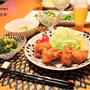 『唐揚げ』とストウブで『小さいおかず』の献立。