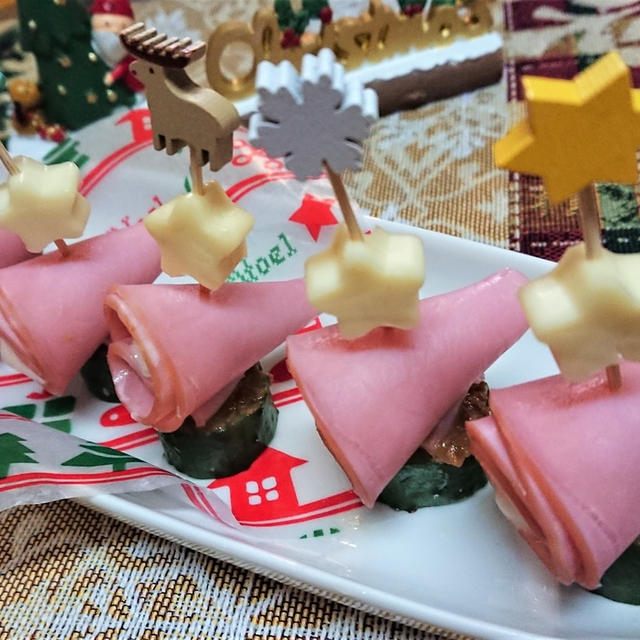 レシピ セリアのピックが可愛い クリスマス3色ピンチョス 簡単 オードブル クリスマス By ｓ４ さん レシピブログ 料理ブログのレシピ 満載