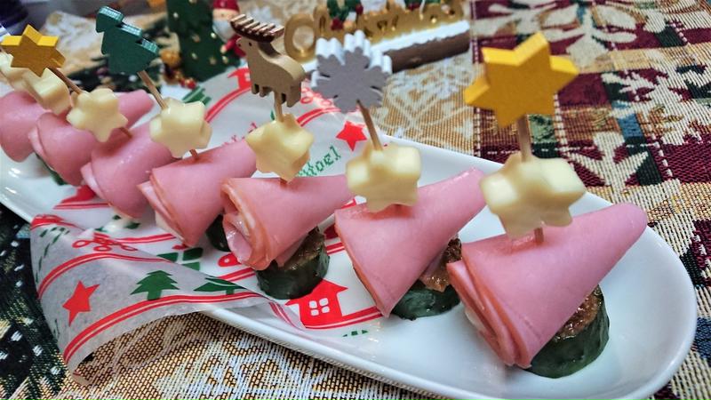 【レシピ】セリアのピックが可愛い！【クリスマス3色ピンチョス】#簡単#オードブル#クリスマス