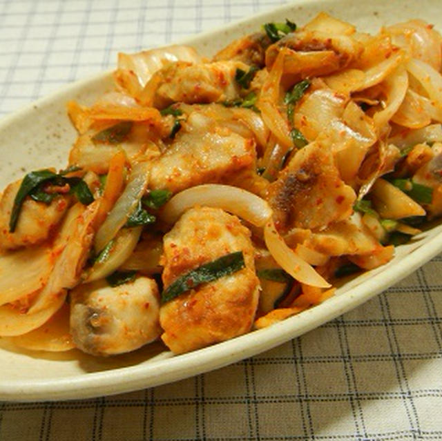 昨晩のダイエット料理★キムチ炒め★