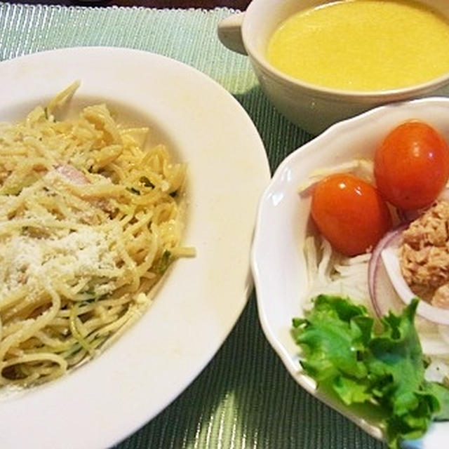 水漬けパスタでゆで時間短縮♪