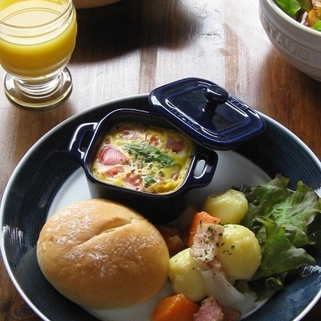 ストウブで♪ 野菜たっぷりワンプレートランチ