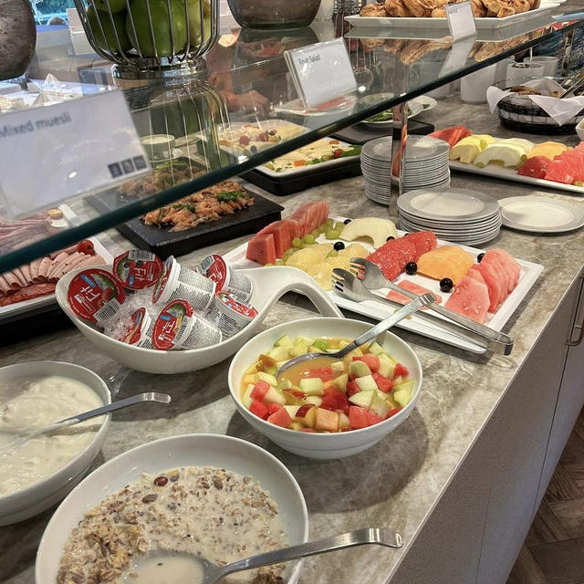 リバークルーズ（２）初日の朝食とランチ