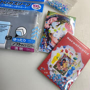 ショップカードのミニシェイカー封筒、オムレツサンド