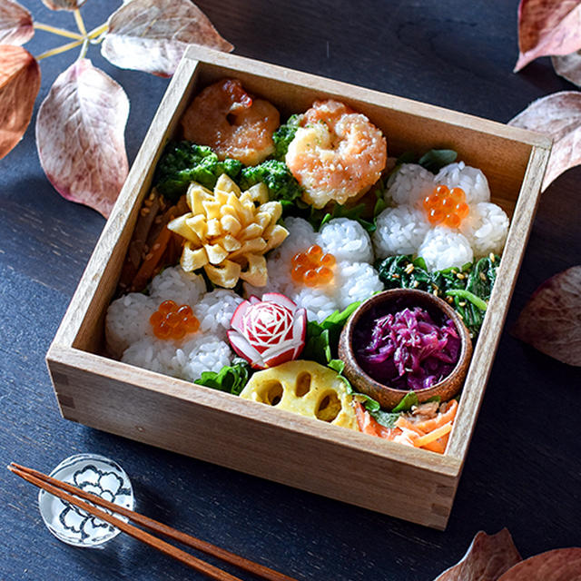 10/26 海老とブロッコリーの塩炒めの花金弁当♪