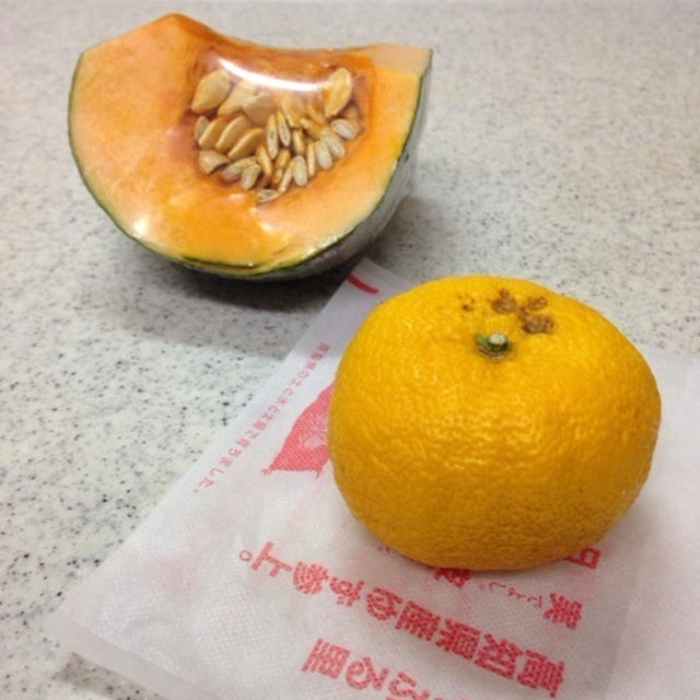 ゆずとかぼちゃ。