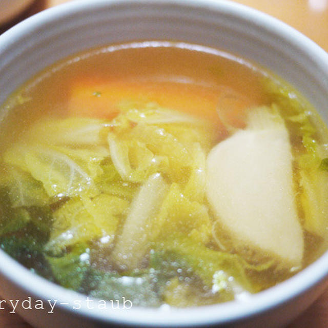 staubレシピ~野菜のスープ~