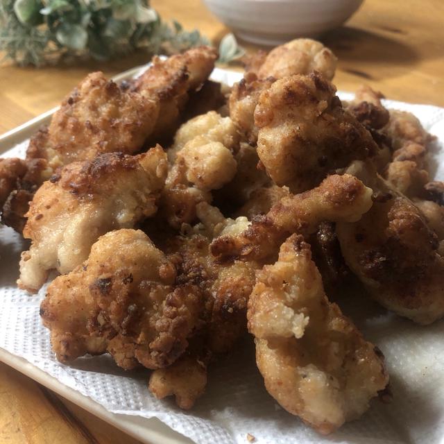 柔らかジューシー♪鶏肩肉の塩麹唐揚げ