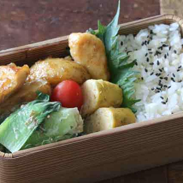 じゃがいもがこんなにおいしい！新じゃがと鶏むね肉の味噌バター炒め弁当