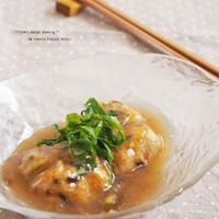 レンジ で 簡単 ❀ ヘルシー な 豆腐茶巾 。
