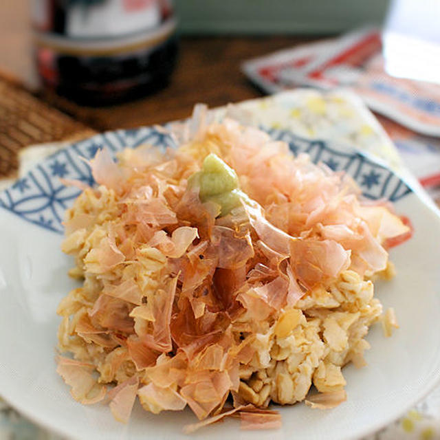 【爆早オートミール飯】わさび飯をオートミールで　時短朝ごはん