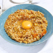 カレーが余ったら、生卵カレーを作ろう