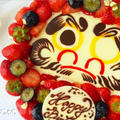 【パティシエ】だるま！？ショートケーキの制作風景　Japanese Daruma shortcake