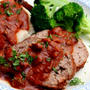 Meatloaf with Mushroom Sauceイタリア風ミートローフとマッシュルームソース