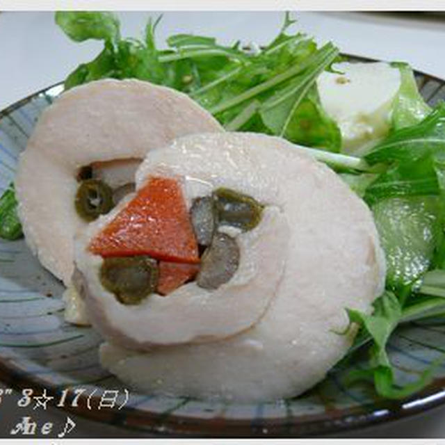 Ａｎｅ和な感じの夜ご飯♪＜鶏胸肉・煮魚・豆腐野菜さらだ