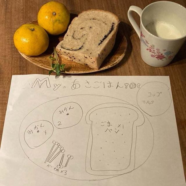 家族の朝ごはん♪