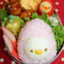 キャラ弁**いちごマンのお弁当