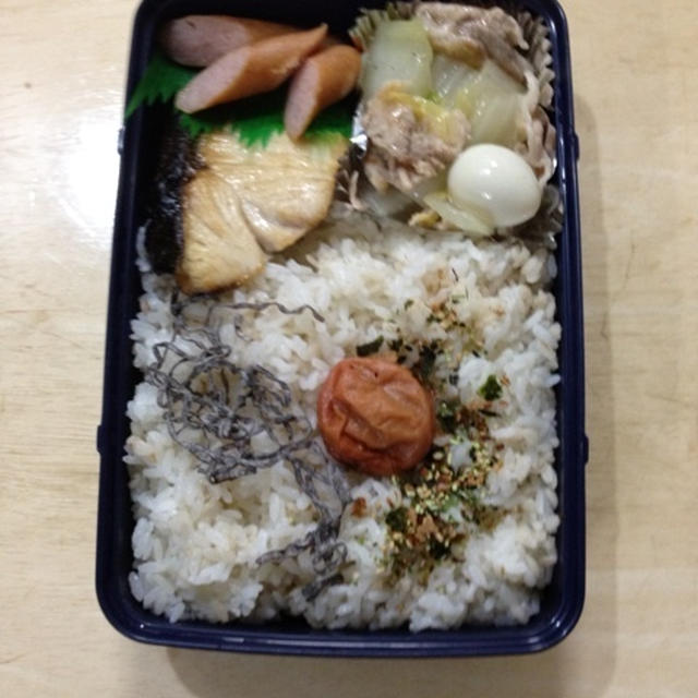 白菜の中華炒め・ブリの塩焼