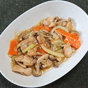 鶏肉とセロリ他の中華風うま煮