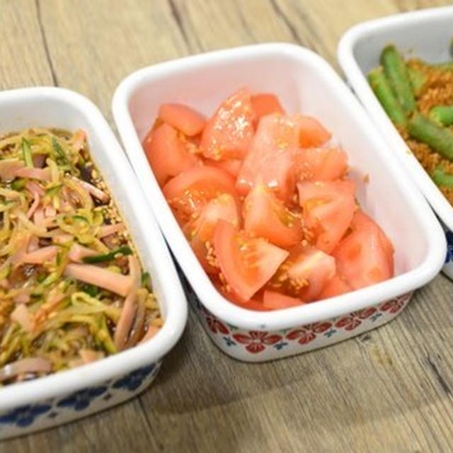 今週の作り置きおかず