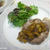 豚肉にパインのソース♪
