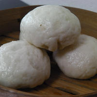 ねぎおかか饅頭。