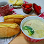 豆乳いろいろ♪カスタードクリーム＆シチュー＆うどん