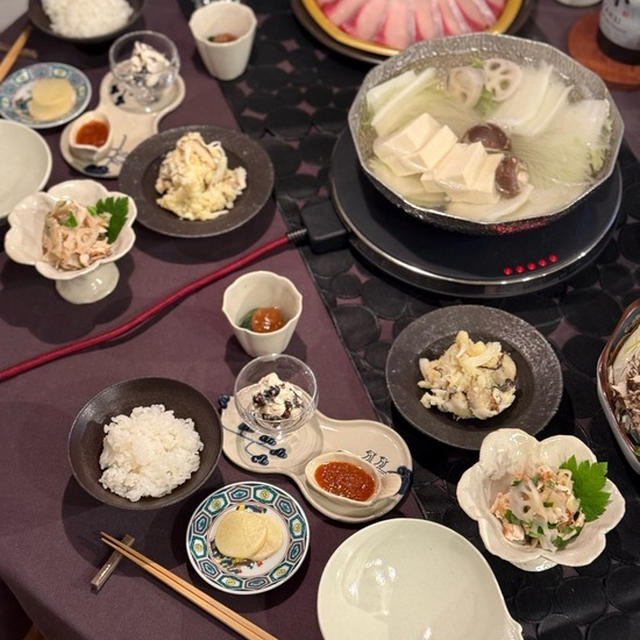 鰤しゃぶの夜ごはんと、抱っこひめちゃん