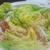 ベーコン白菜鍋＋豚だんご　　　　　　　　　豚挽き肉ストック塩そぼろ　　（キッチン　ラボ）