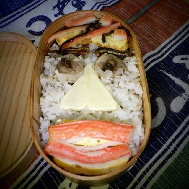 顔弁当