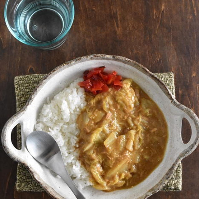 レシピブログでの連載更新しました♪～とろとろ白菜とツナ缶の和風カレー