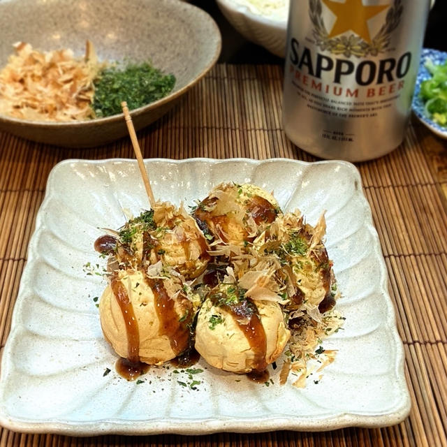 アメリカでたこ焼き〜でお夕飯【アメリカのおうちごはん】