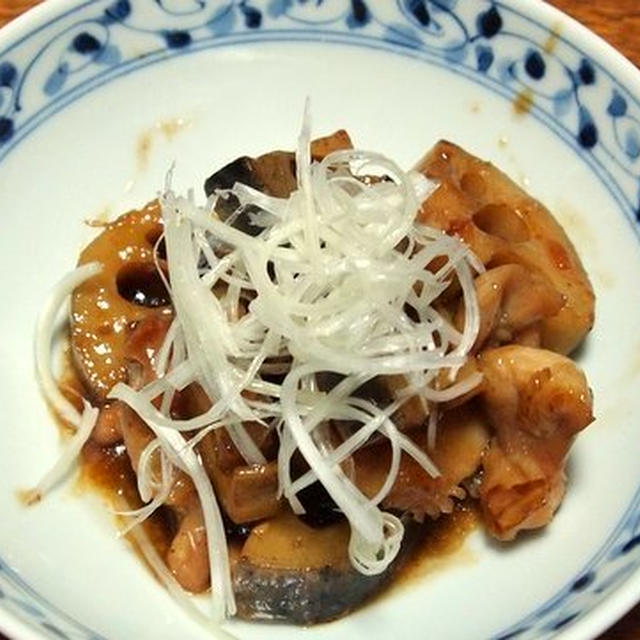 鶏肉とレンコンの炒め物