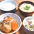 【めんつゆで】鶏つくねハンバーグとポテトサラダ(枝豆入り)定食