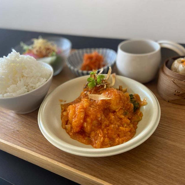 息子リクエストランチ♡色々作ったもの。単身花日