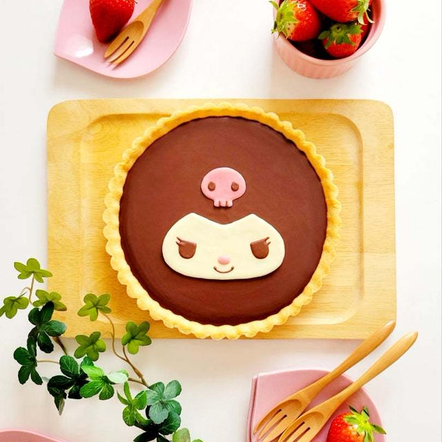 バレンタイン♡クロミの生チョコタルト♥️