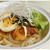 肉×麺♡チキンてりたまうどん