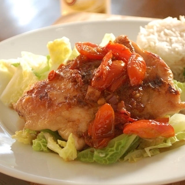 鶏もも肉のトマト中華ソテー By エリオットゆかりさん レシピブログ 料理ブログのレシピ満載