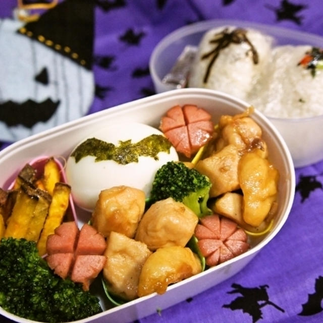 ワンポイントde簡単にハロウィン弁当☆